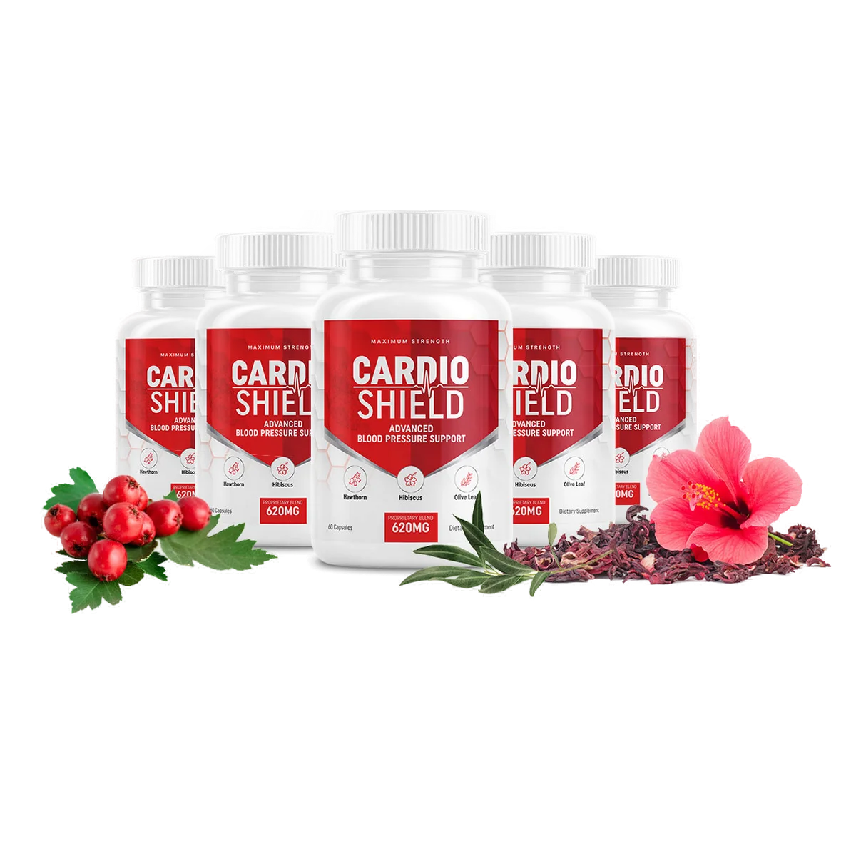 Cardio Shield Blood Sugar Relief Supplement — Front Label